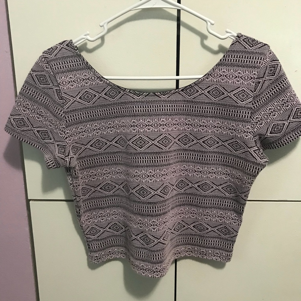 Fitted crop top